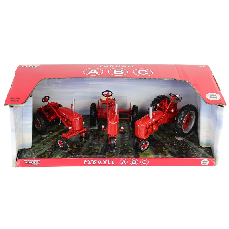 1/16 IH Farmall Trator Set with A, B & C Tractors