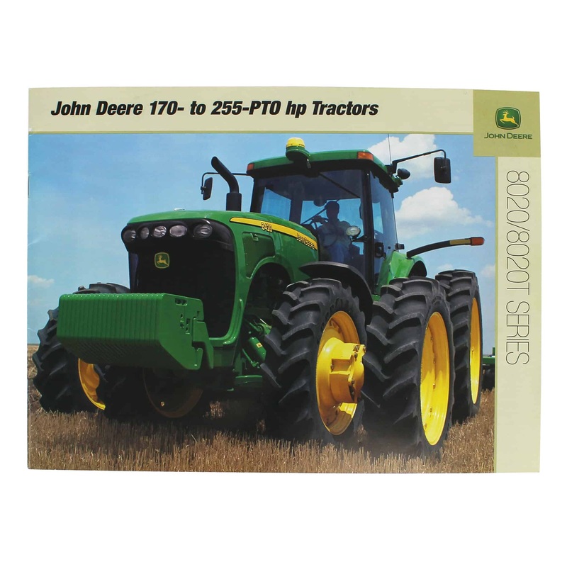 John Deere 170- to 255-PTO HP Tractor 8020/8020T Series Sales Brochure