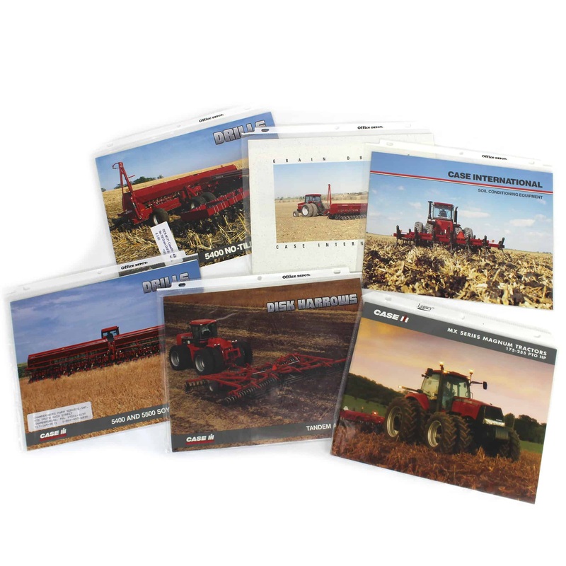 Lot of (6) Case IH Sales Brochures