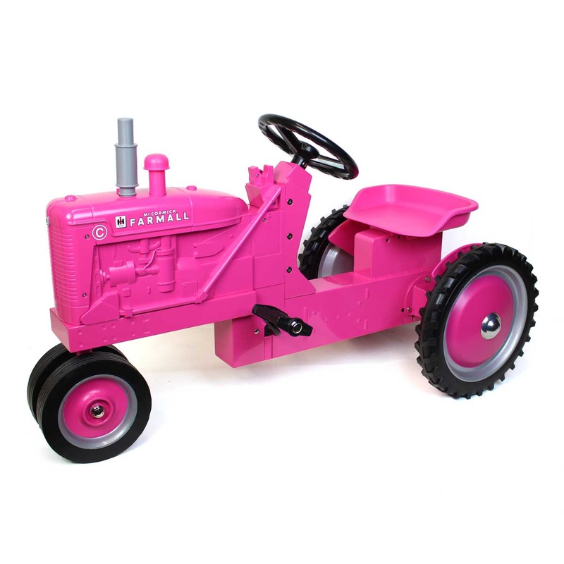 PINK IH Farmall C Pedal Tractor with Narrow Front
