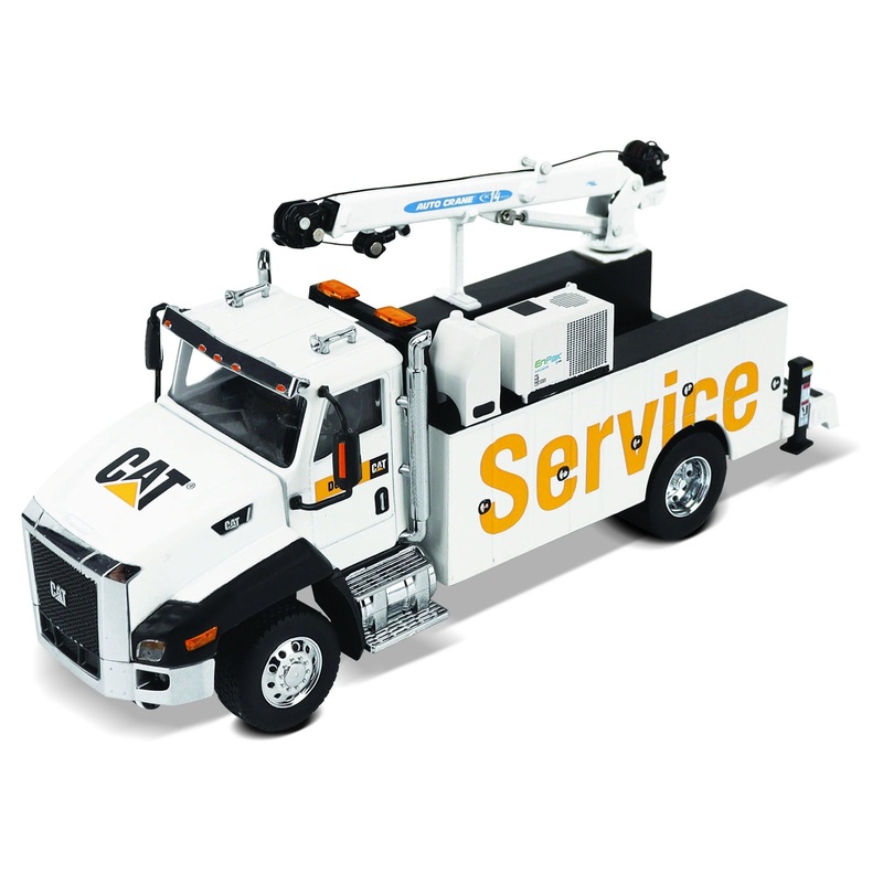 1/50 CAT CT660 Crane Truck with Titan 85 Body & Miller EnPack by Diecast Masters