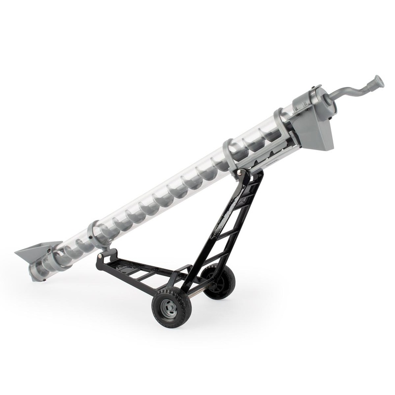 1/16 Black Grain Auger with Functioning Crank