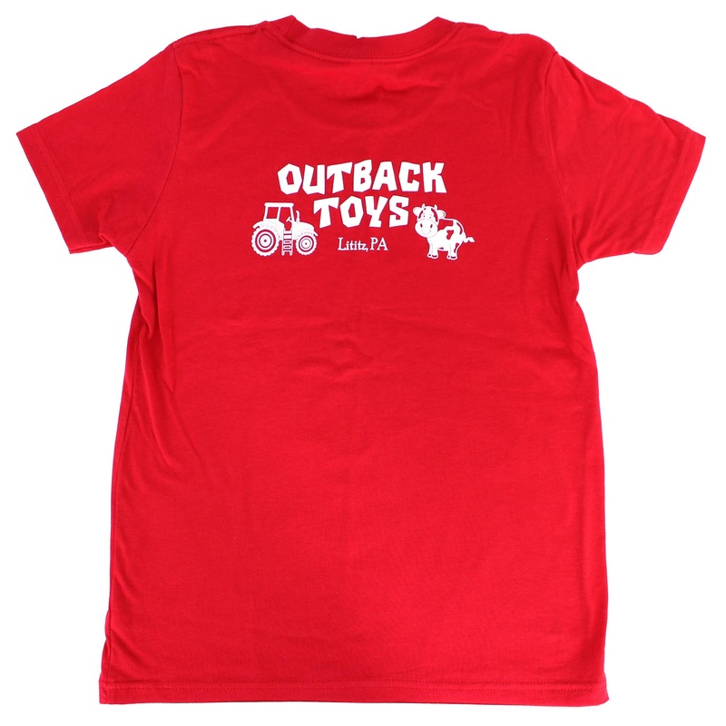 Youth  Shortsleeve Red T-Shirt
