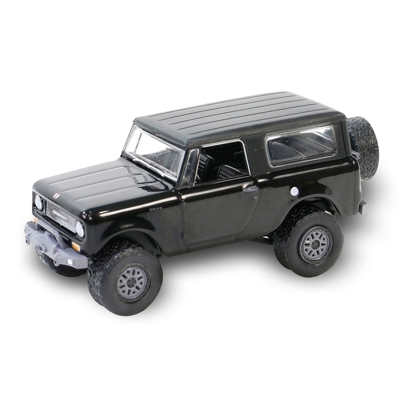 (B&D) 1/64 1969 Harvester Scout Lifted, Black Bandit Series 29 - Damaged Item