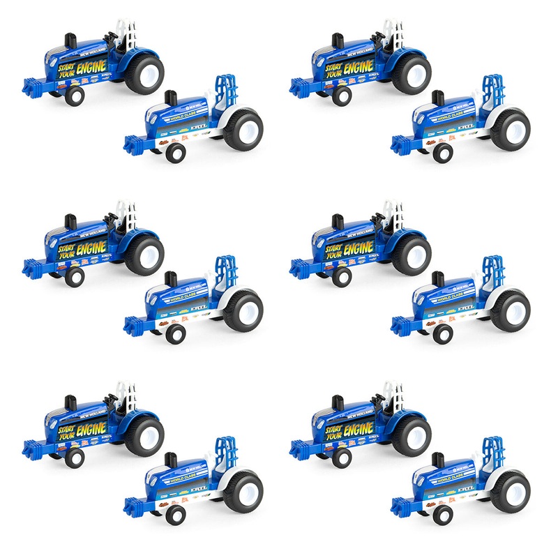 Sealed Case of 12 ~ 1/64 New Holland Start Your Engine & World Class Pulling Tractors