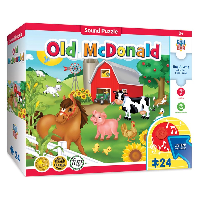 SING-A-LONG Sound 24pc Floor Puzzle Old McDonald