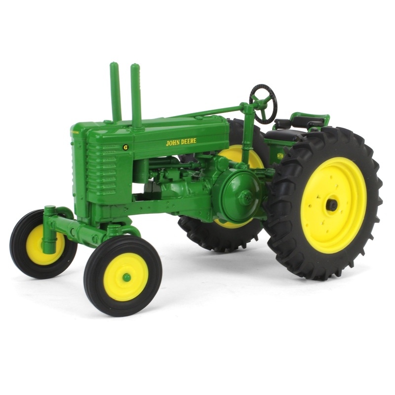 (B&D) - 1/16 John Deere Late Styled G Tractor, ERTL Replica Play - Damaged Item