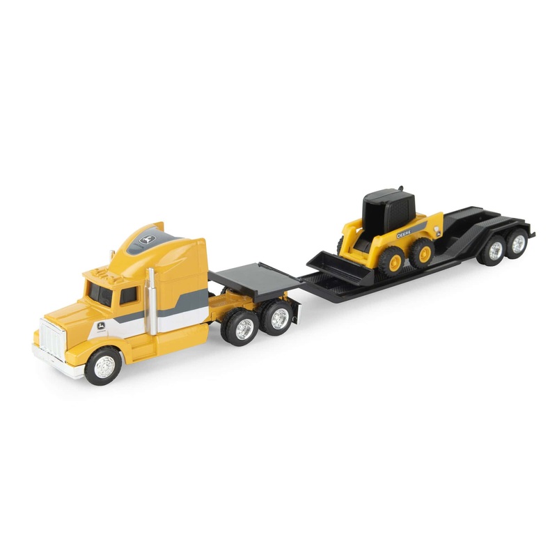 (B&D) 1/64 John Deere Semi with Skid Loader Value Set - Missing Loader Bucket