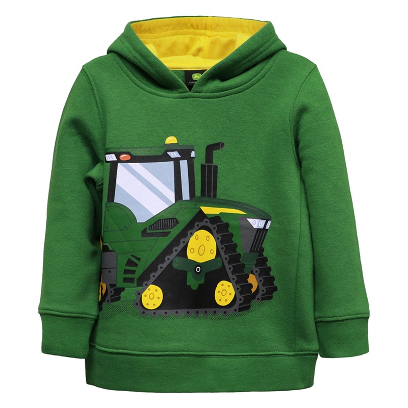 Toddler John Deere RX Tractor Wrap Print Hooded Sweatshirt