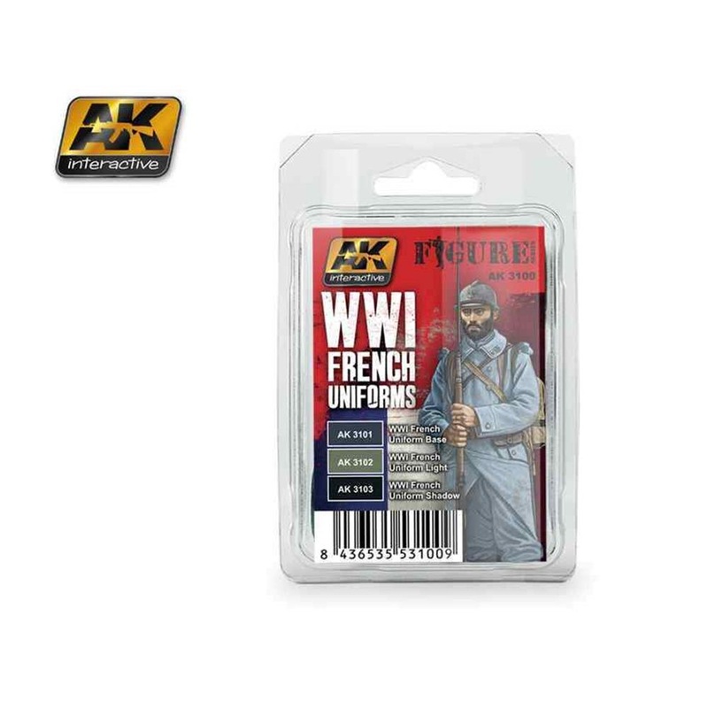 AK Interactive AK3100 - WWI FRENCH UNIF