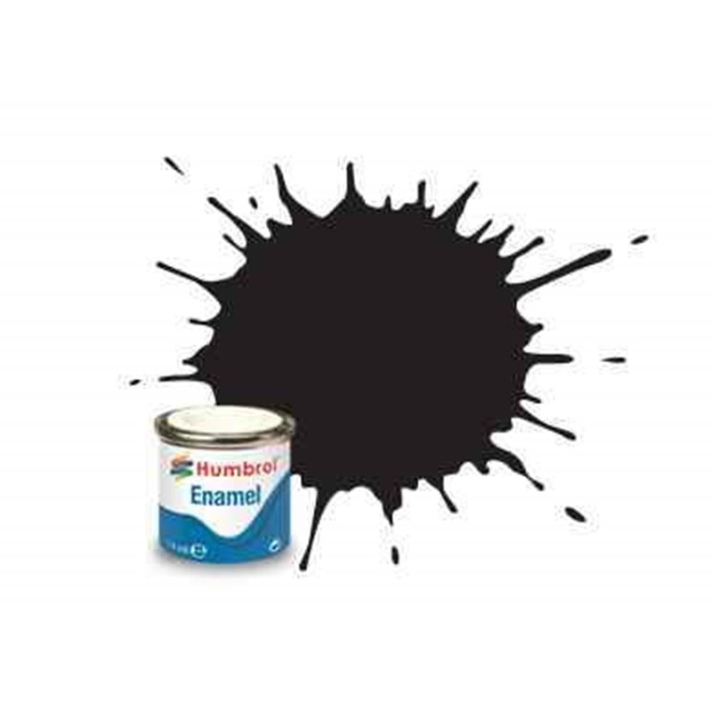 Humbrol 33 ENAMEL MATT BLACK