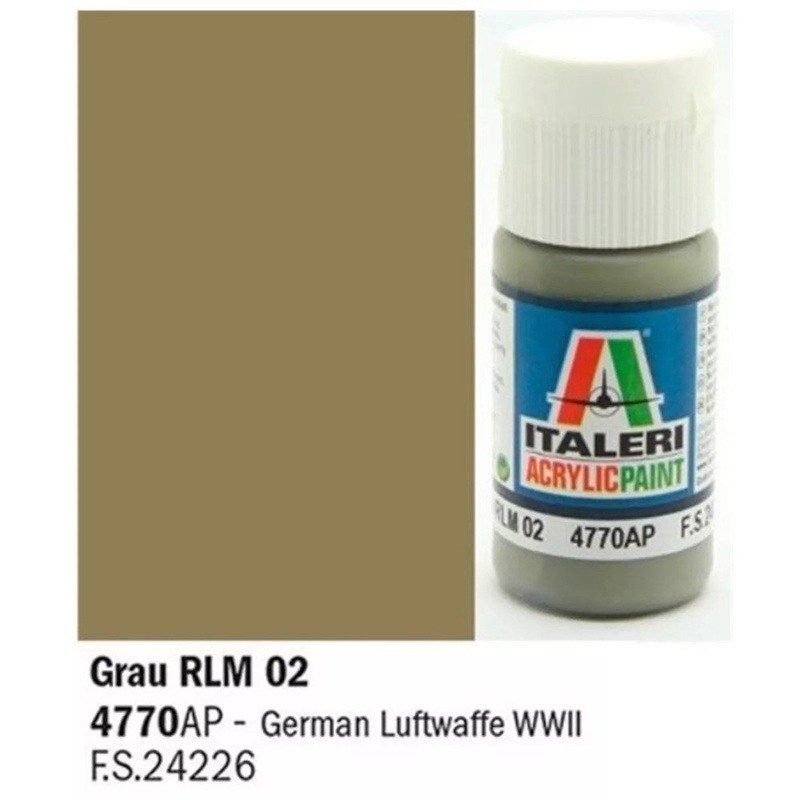Vallejo by Italeri 4770 Paint GRAU RLM 02