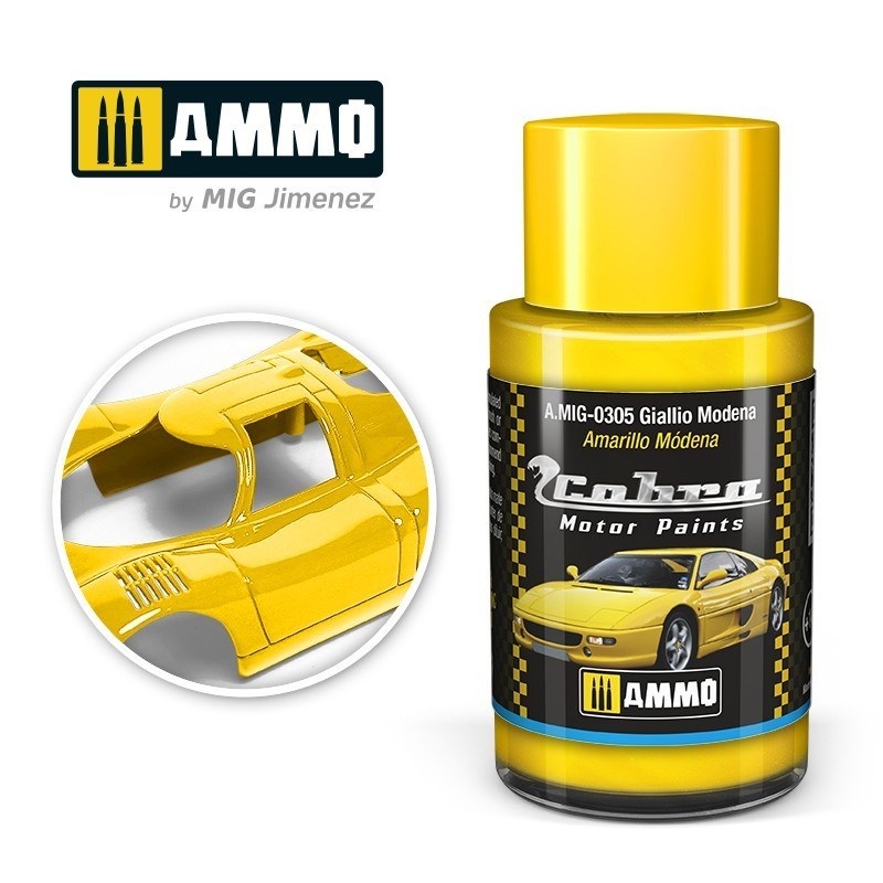 AMMO by Mig Jimenez A.MIG-0305 Cobra Motor Giallio Modena Acrylic Paint