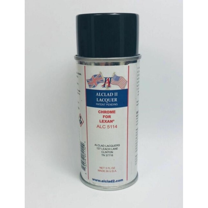 Alclad 5114 Chrome For Lexan Aerosol 3oz