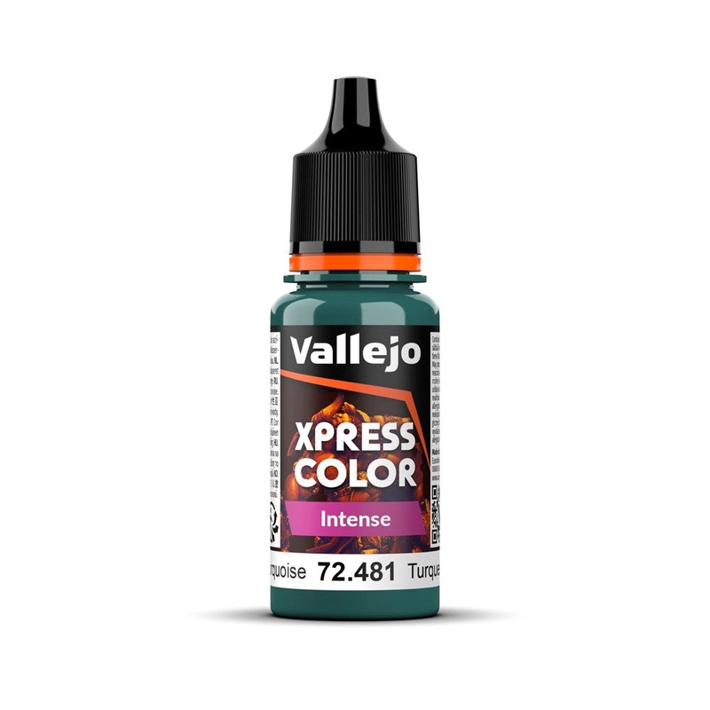 Vallejo AV72481 Game Colour Xpress Colour Intense Heretic Turquoise 18ml