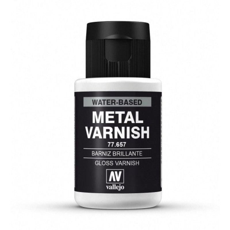 Vallejo AV77657 Gloss Metal Varnish 32ml