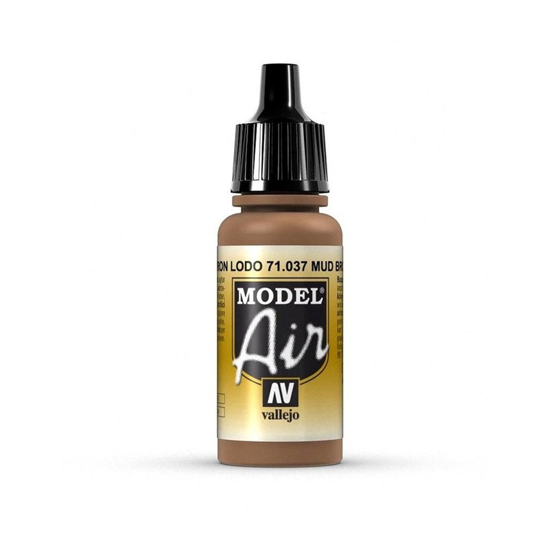 Vallejo AV71037 Model Air Mud Brown 17 ml