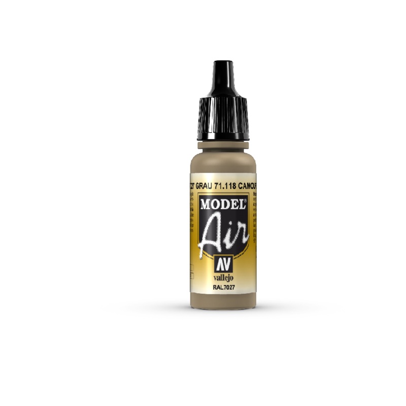 Vallejo AV71118 Model Air Camouflage Grey 17 ml
