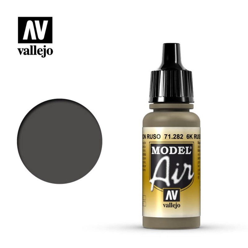 Vallejo AV71282 Model Air 6K Russian Brown 17 ml