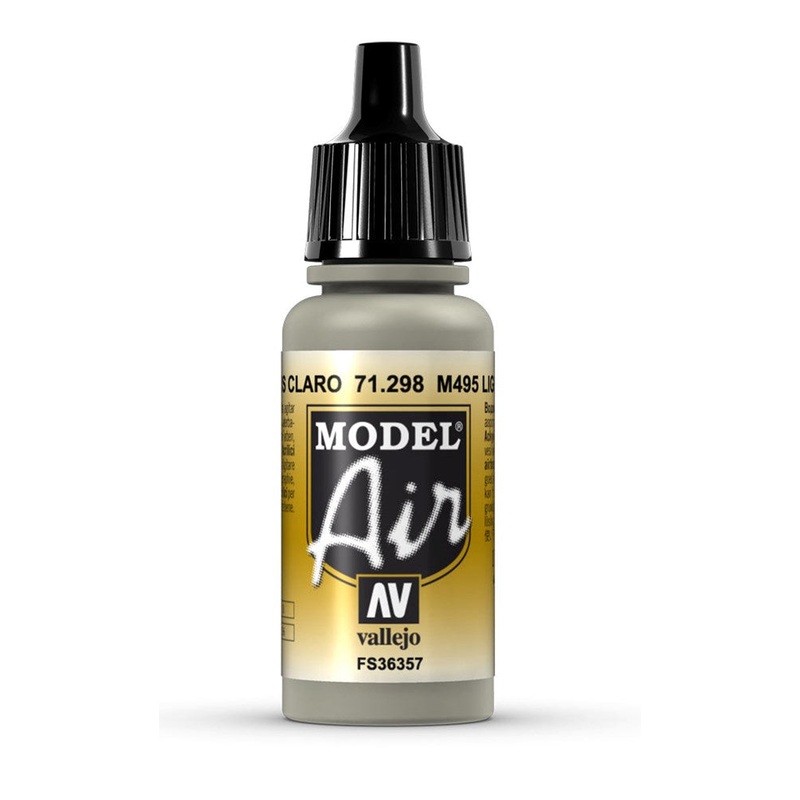 Vallejo AV71298 Model Air M495 Light Gray 17 ml