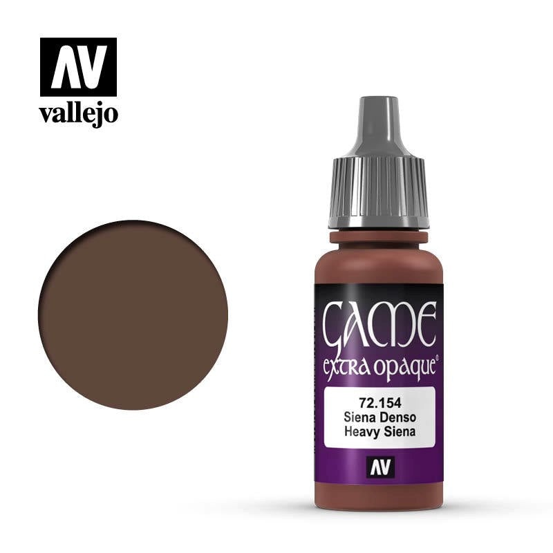 Vallejo AV72154 Game Colour Extra Opaque Heavy Siena 17 ml