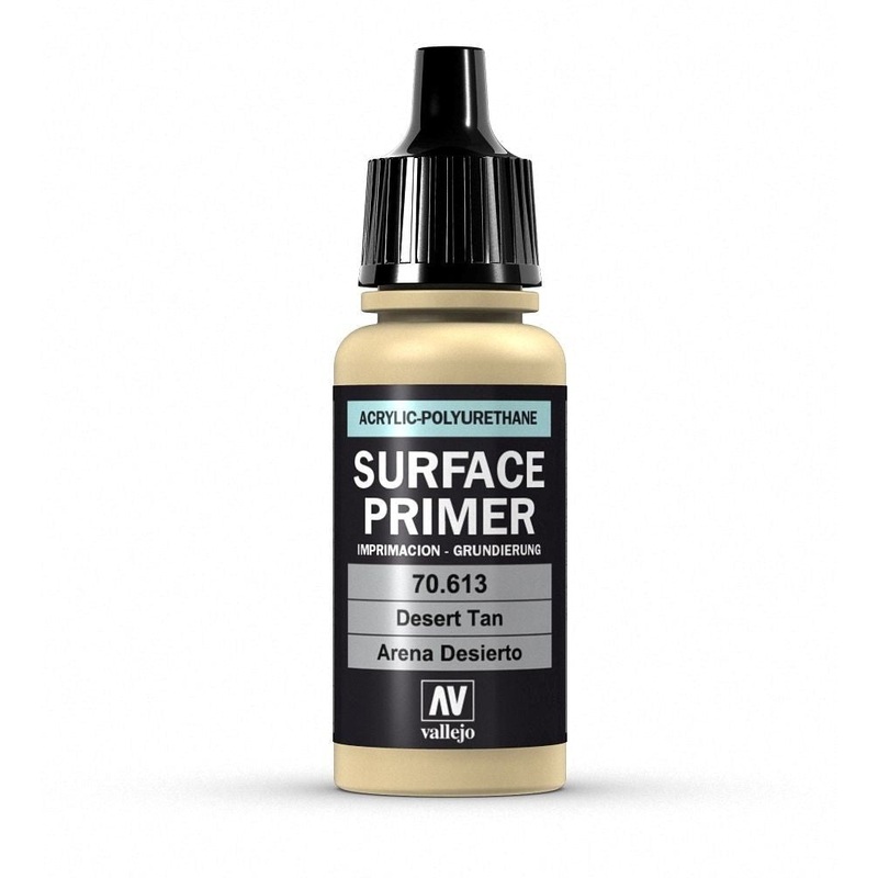 Vallejo AV70613 Surface Primer Desert Tan Base 17 ml