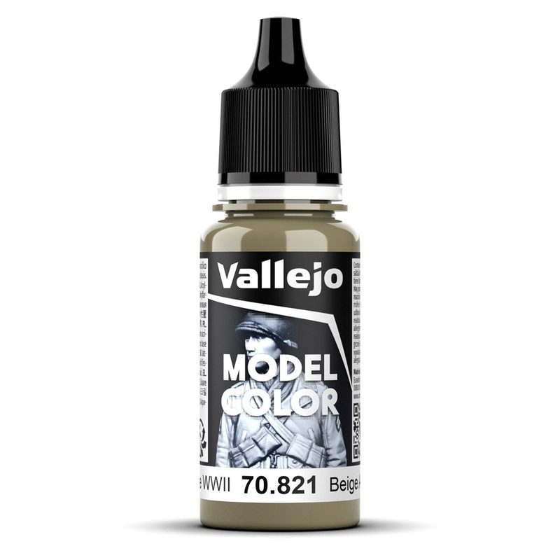 Vallejo AV70821 Model Colour German Beige WWII 18ml
