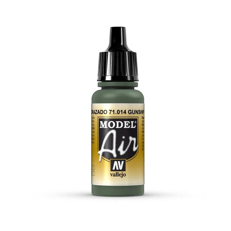 Vallejo AV71014 Model Air Gunship Green 17 ml