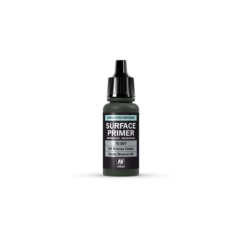 Vallejo AV70607 Surface Primer UK Bronze Green 17 ml