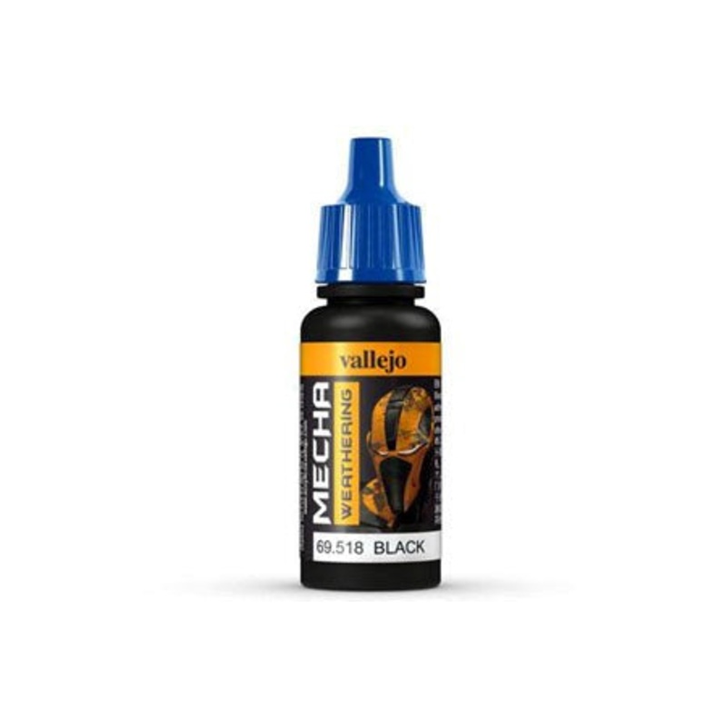 Vallejo AV69518 Mecha Colour Black Wash 17ml