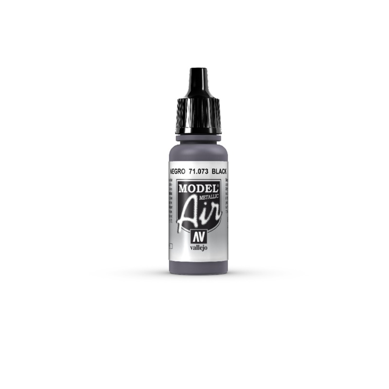 Vallejo AV71073 Model Air Metallic Black 17 ml