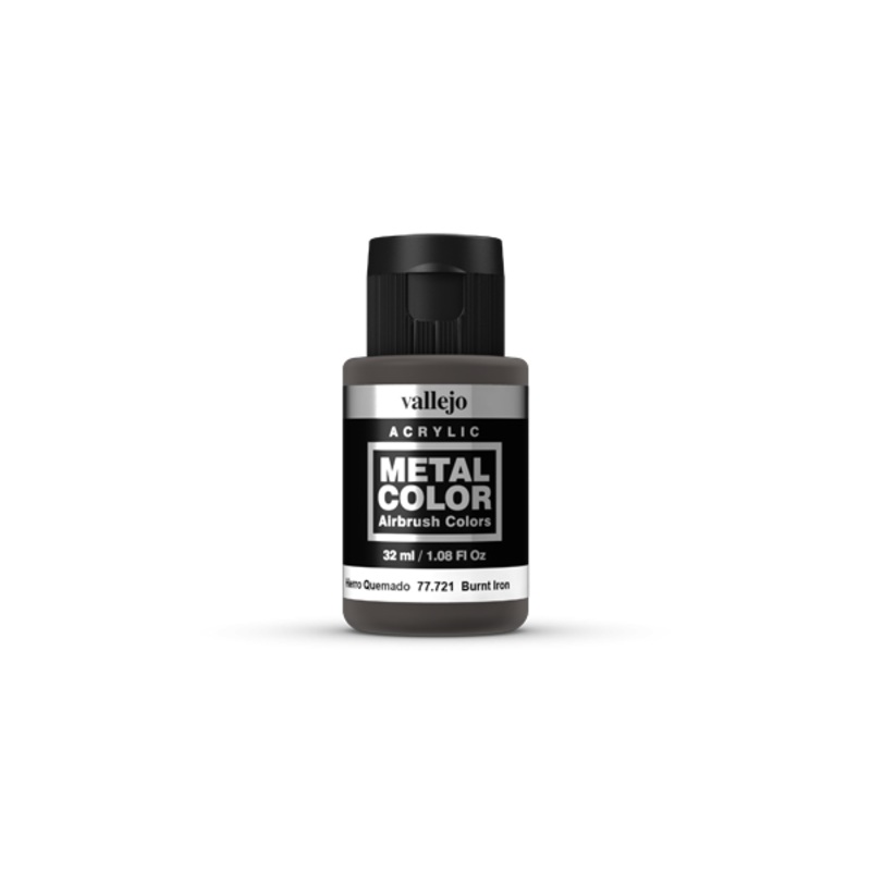 Vallejo AV77721 Metal Colour Burnt Iron 32ml