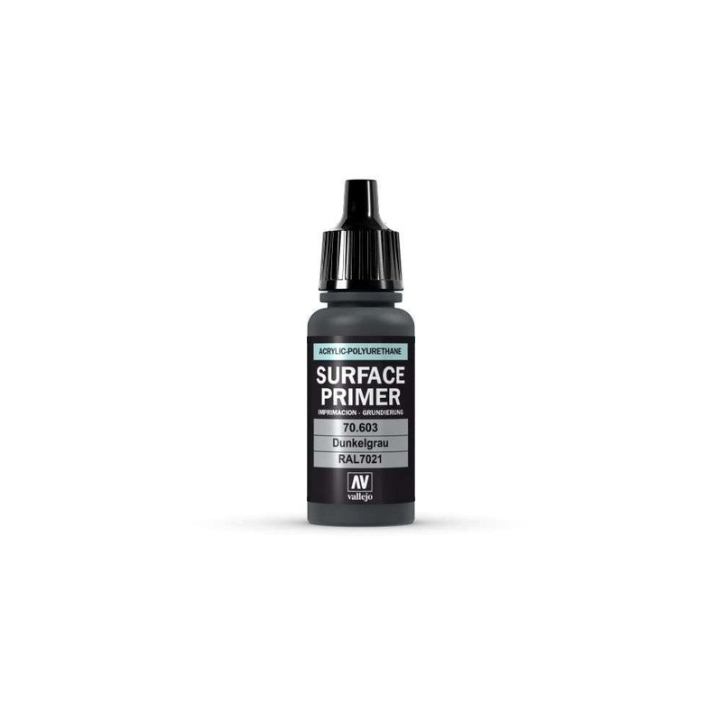 Vallejo AV70603 Surface Primer German Panzer Grey 17 ml