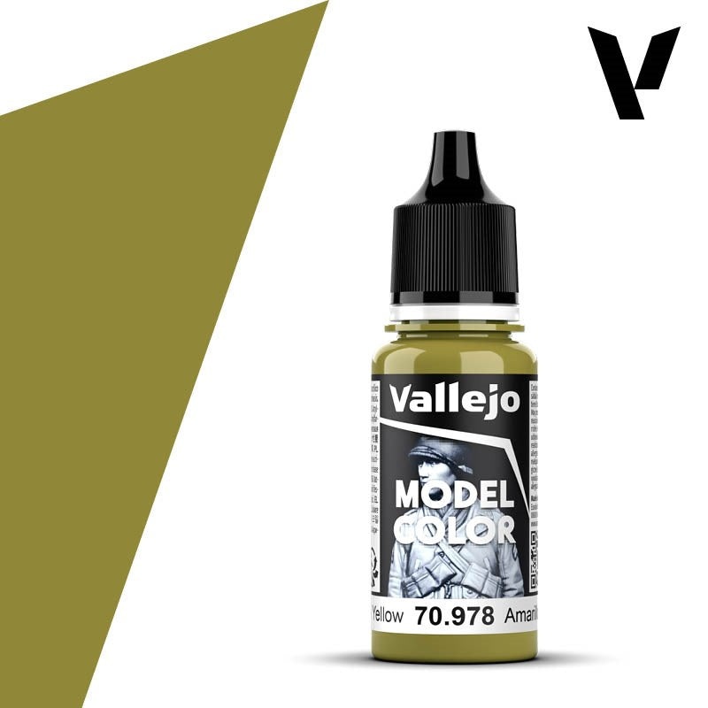 Vallejo AV70978 Model Colour Dark Yellow 18ml