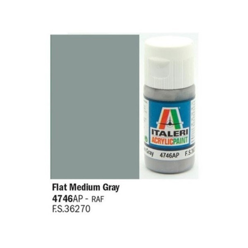 Vallejo by Italeri 4746 - FLAT MEDIUM GREY