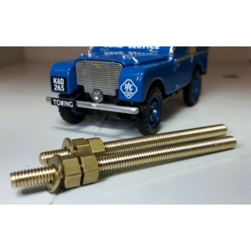Brass 3ba Mount Studs Nuts Lucas CW1 CWH CWX Wiper Motor
