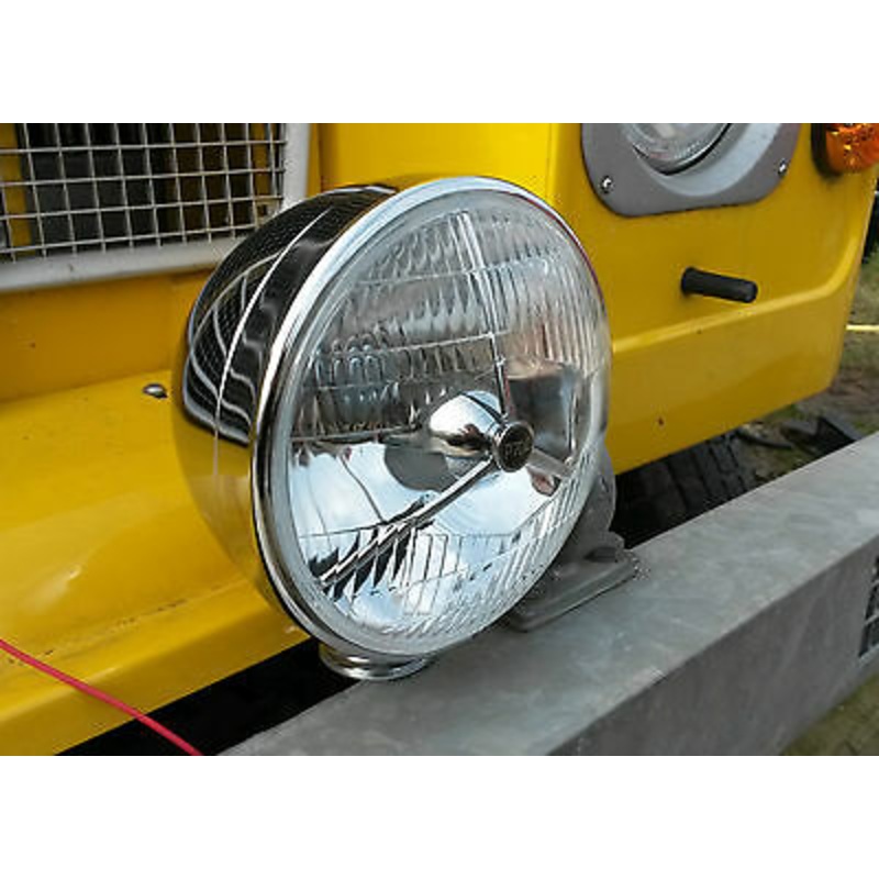 Complete HeadLight 7 Inch Headlamp Bowl & Loom (Choice of Colour Bowl)