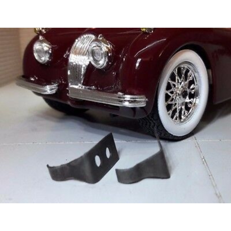 Jaguar XK120 XK140 XK150 XK Round Smiths Heater Door Retaining Catches Clips x2