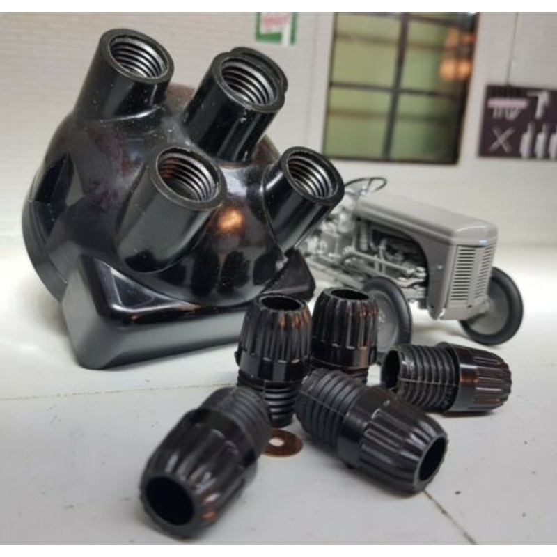 Lucas Type DKY4A Distributor Cap Petrol Acorn Screw D2A4 Top Entry DDB111 7H5084