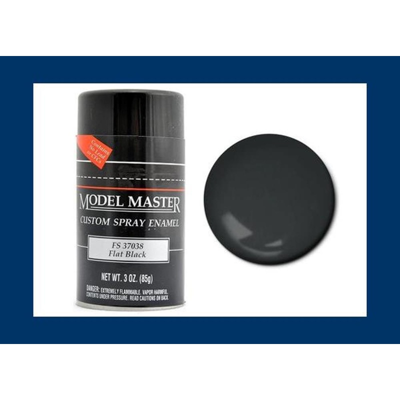 zxTestors 1949 Aerosol Enamel: Flat Black