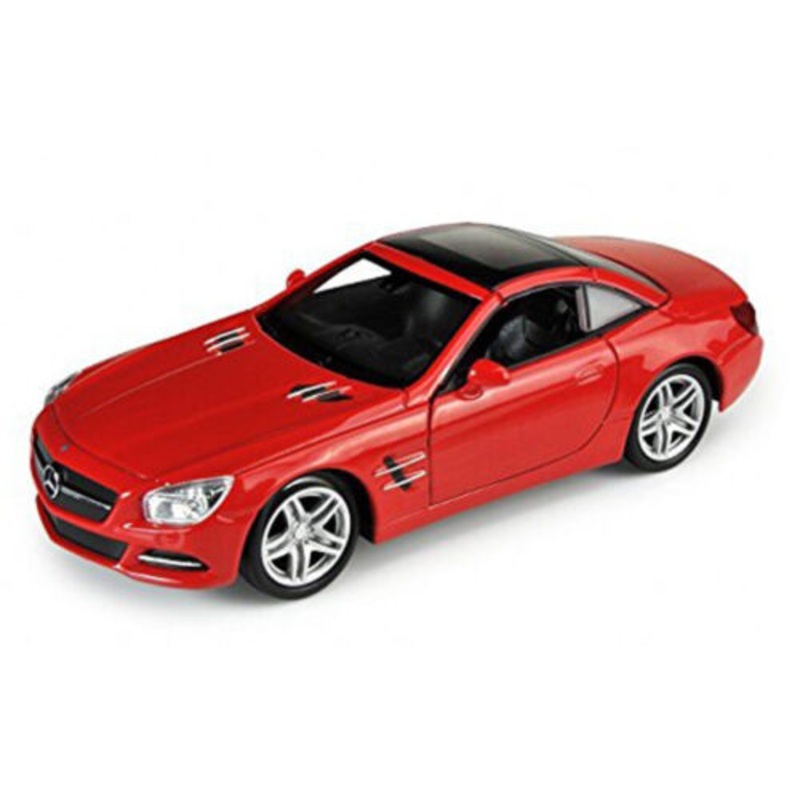 1:24 Mercedes SL500 Red 2012 24041 Detailed Welly G LGB Scale Diecast Model Car
