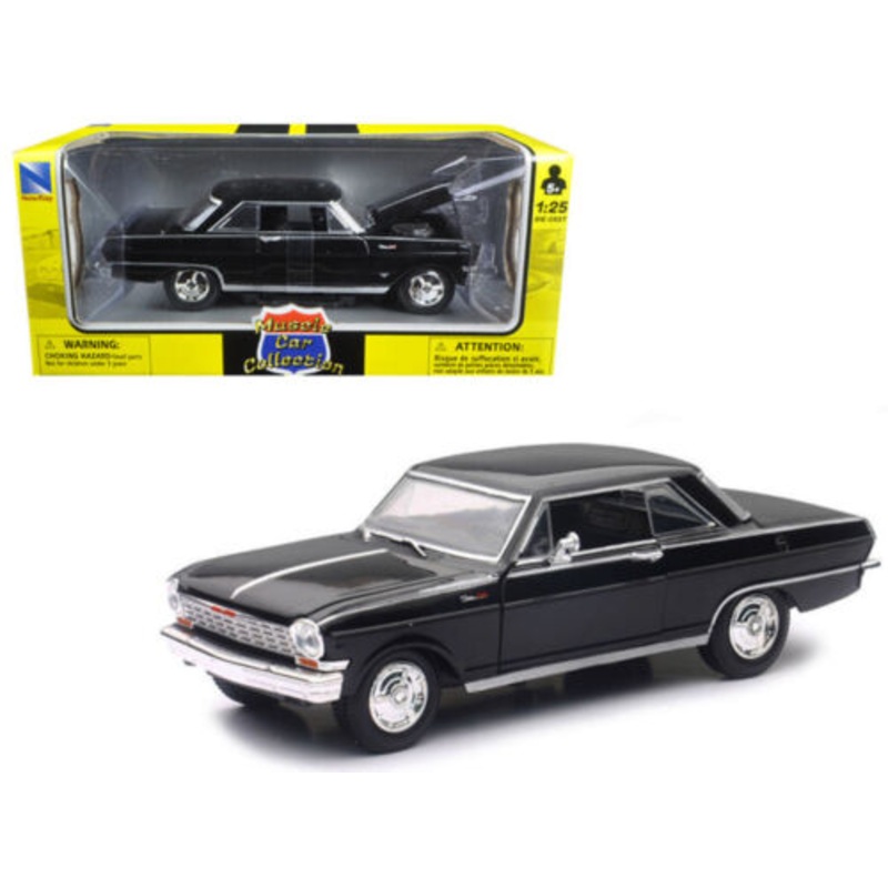 Chevrolet Nova SS Black 1964 71823 Newray  1:24/1:25