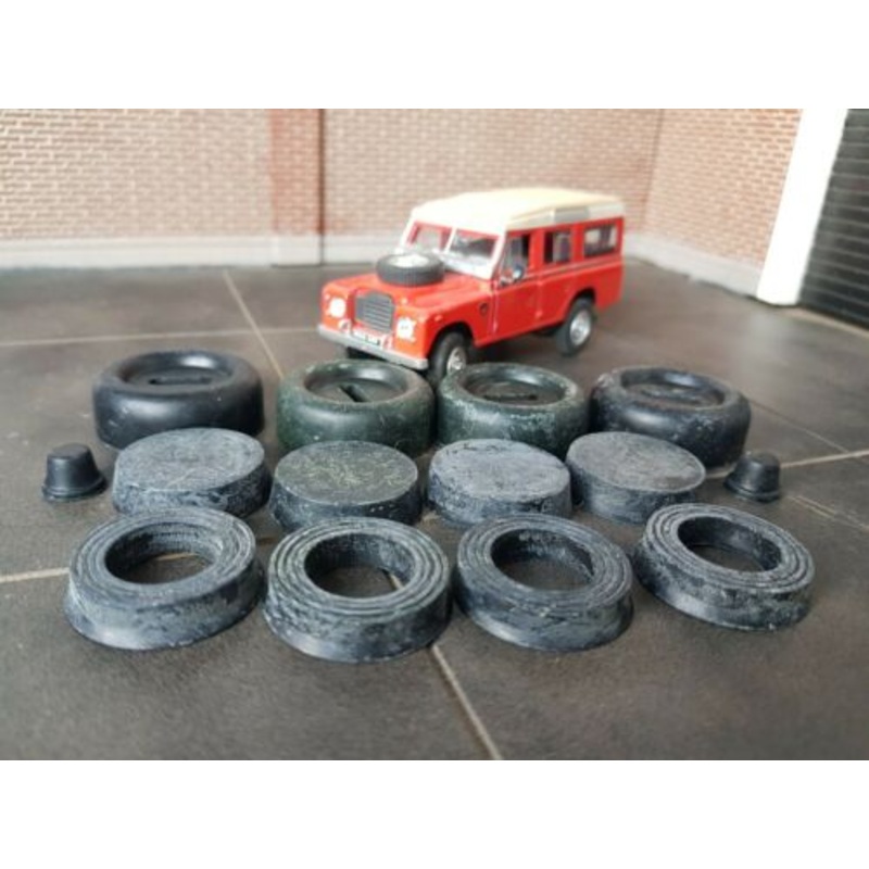 Land Rover Brake Cylinder Rubber Seal Set 266684 Front 11 Drum Series 1 2 2a 3