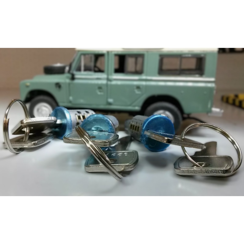 Land Rover Defender 90 110 130 Door Lock 3x Barrel & Keys Matched Set MTC6504