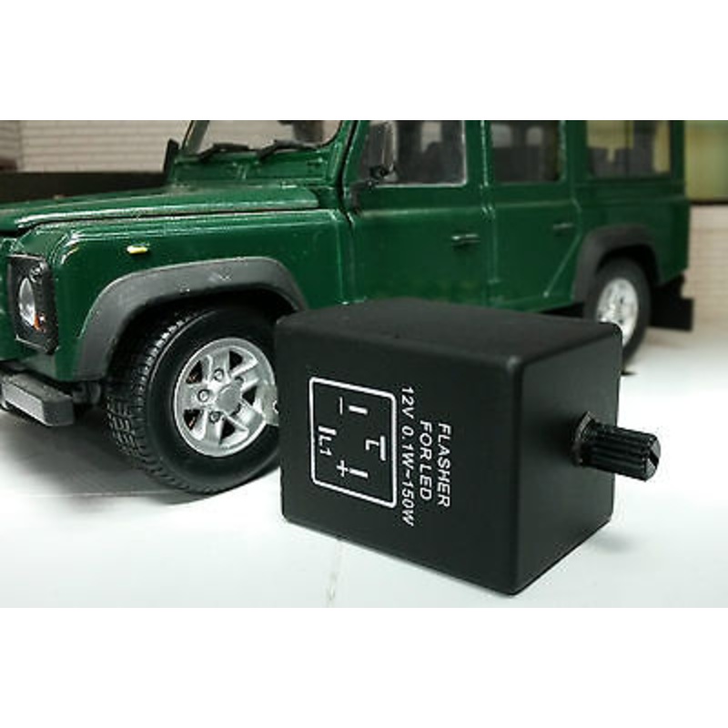 Land Rover Defender PRC8876 12v 4 Pin Electronic LED Variable Flasher Relay 150W