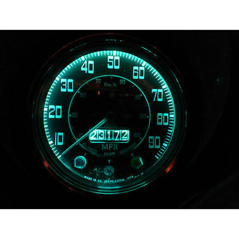 Triumph TR2 TR3 TR4 TR5 TR6 SPITFIRE Green SMD LED Instrument Bulb Upgrade x2