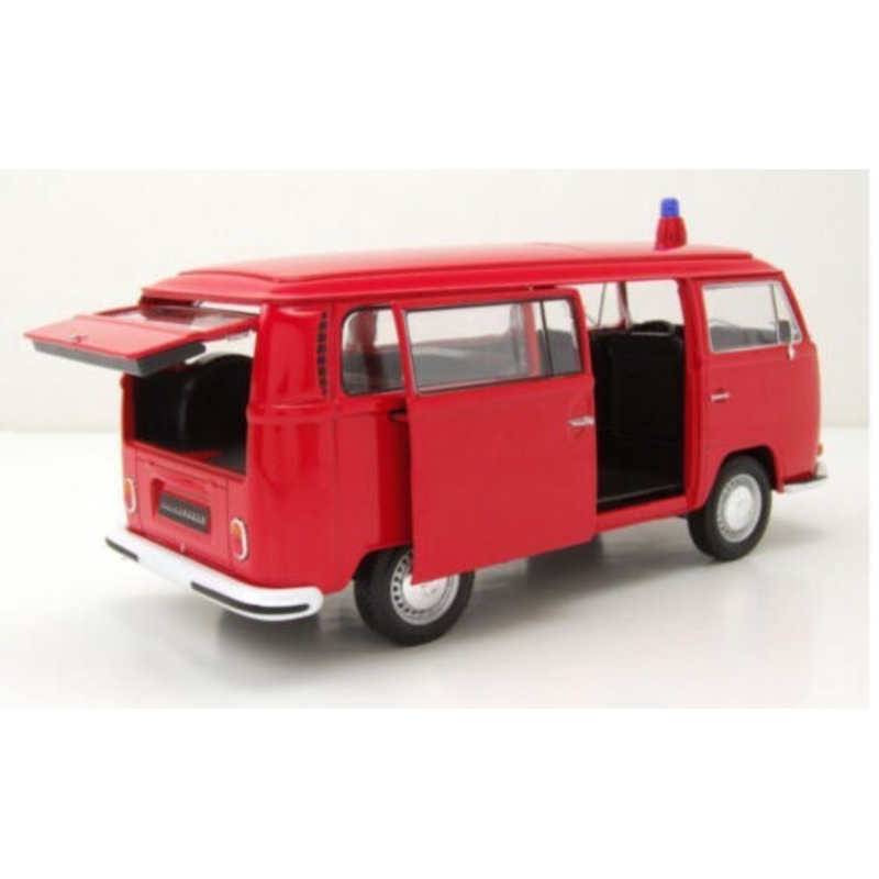 Volkswagen VW 1972 T2 Bay With Blue Beacon Welly 1:24