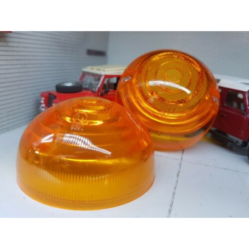 73mm Indicator Light Lamp Lenses Wipac Type x2