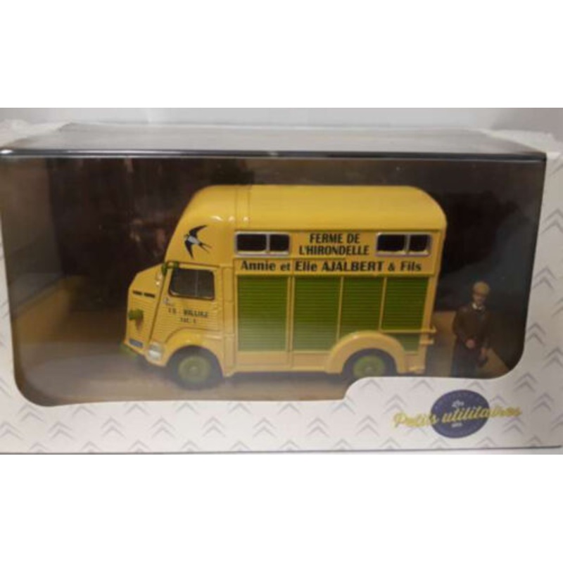 Citroen H Type With Figure French Farmer Livestock Van Atlas 1:43