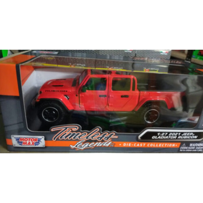 Jeep Gladiator Rubicon 2021 Motormax 79370 1:27